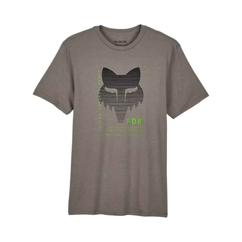 Fox Dispute Premium Short Sleeve Tee Heather Graphite Grey