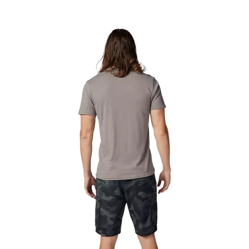 Fox Dispute Premium Short Sleeve Tee Heather Graphite Grey-3