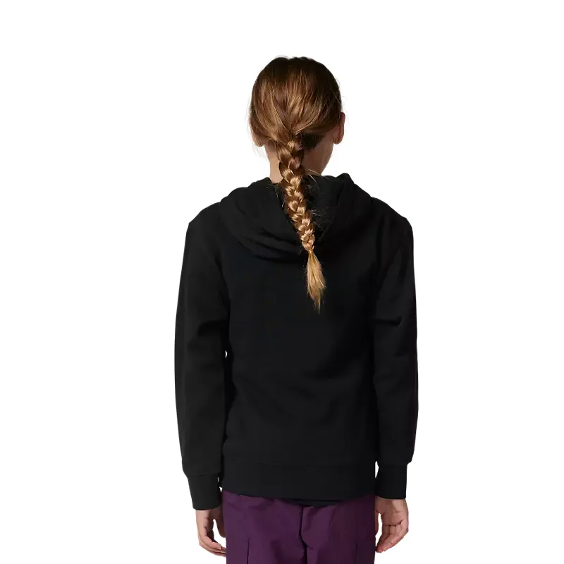 Fox Youth Scans Pullover Hoodie Black-3