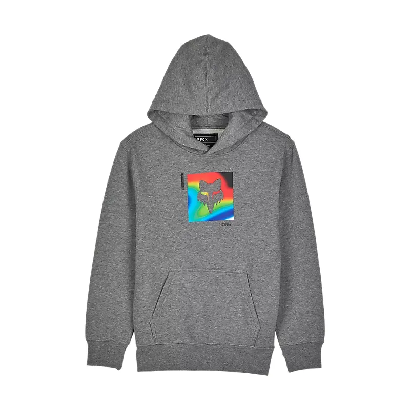 Fox Youth Scans Pullover Hoodie Heather Graphite Grey