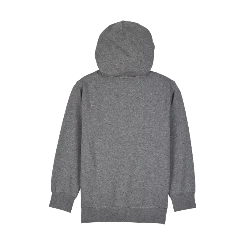 Fox Youth Scans Pullover Hoodie Heather Graphite Grey-1