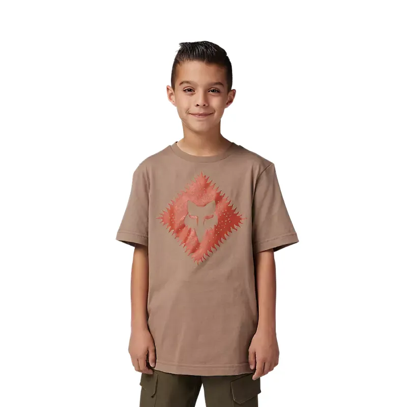 Fox Youth Leo Premium Short Sleeve Tee Chai Brown-2
