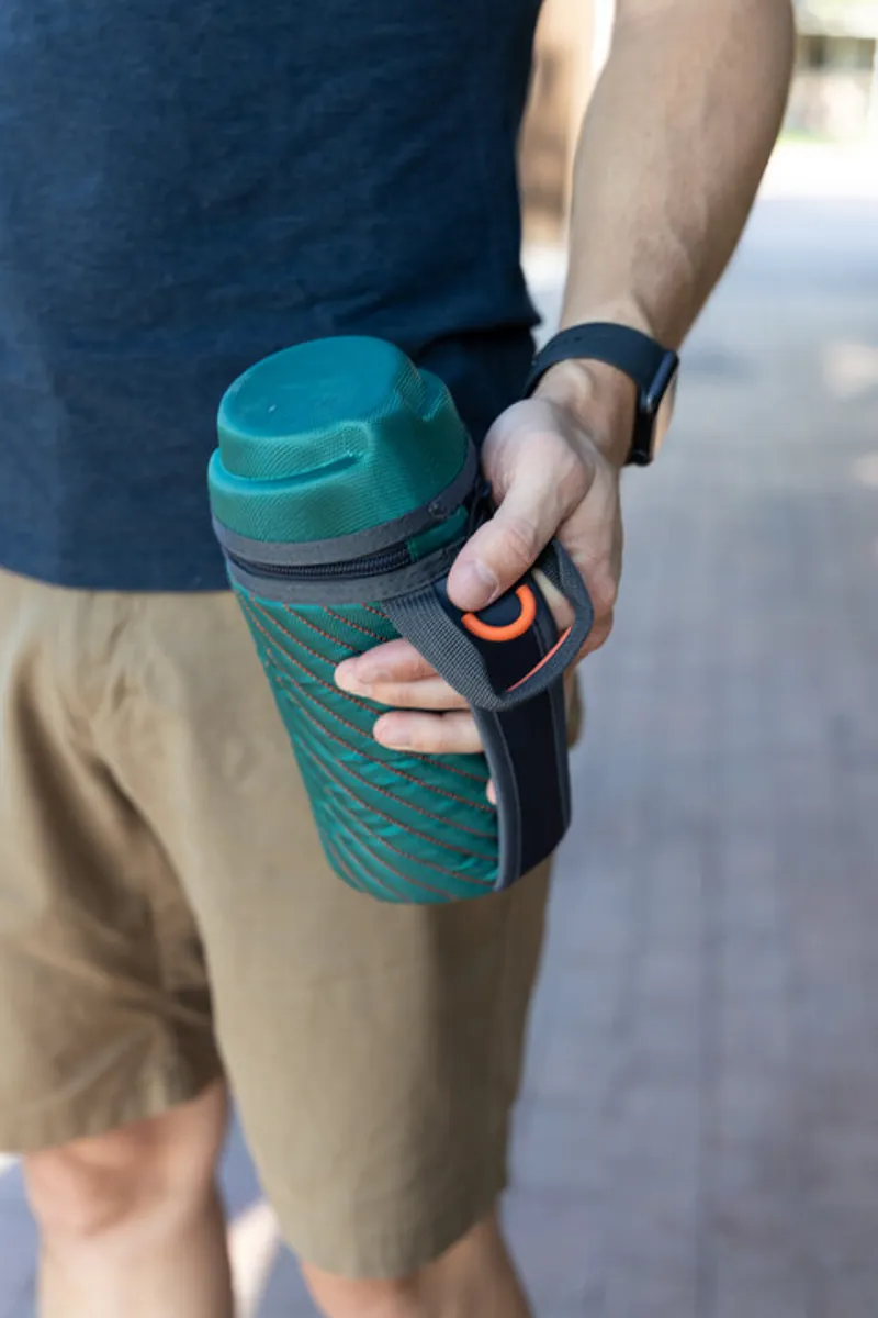 Nalgene Insulated 1L Bottle Carrier with Zip Cover Teal -4