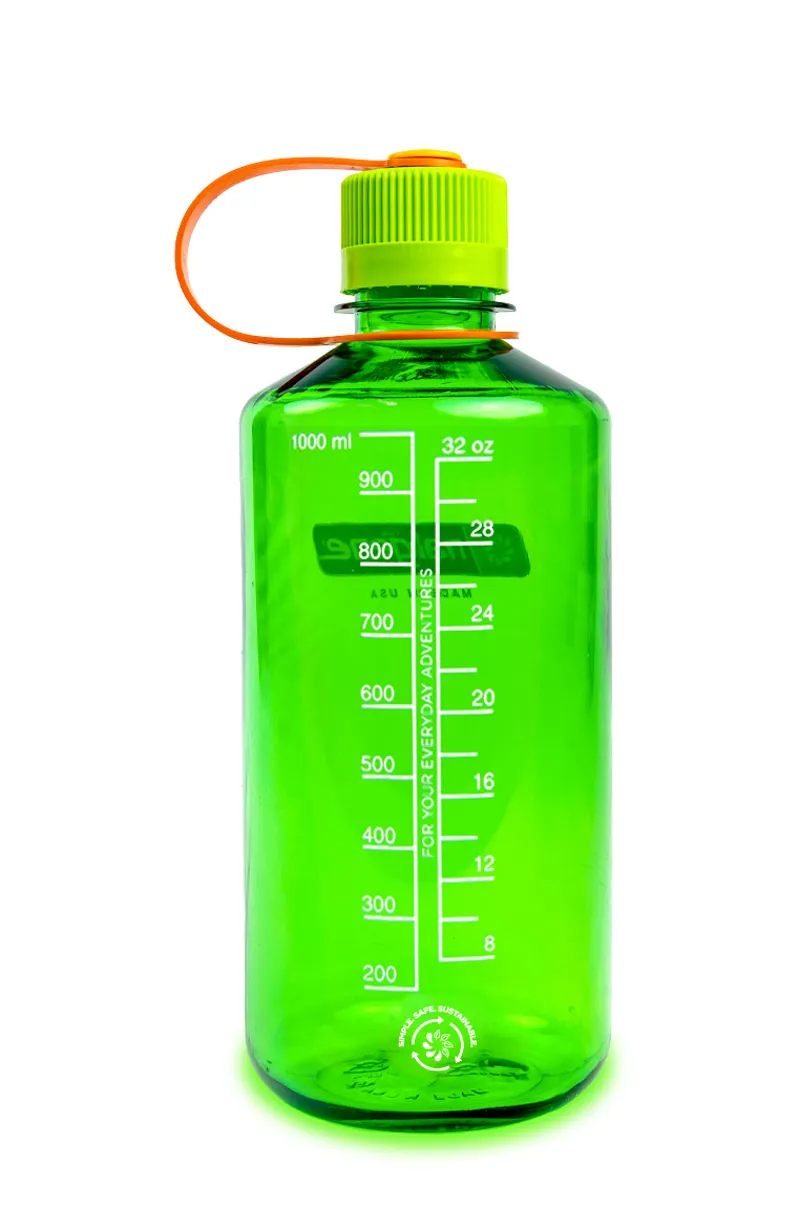 Nalgene Narrow Mouth Sustain Tritan 50% Recycled 1L Bottle Melon Ball-1