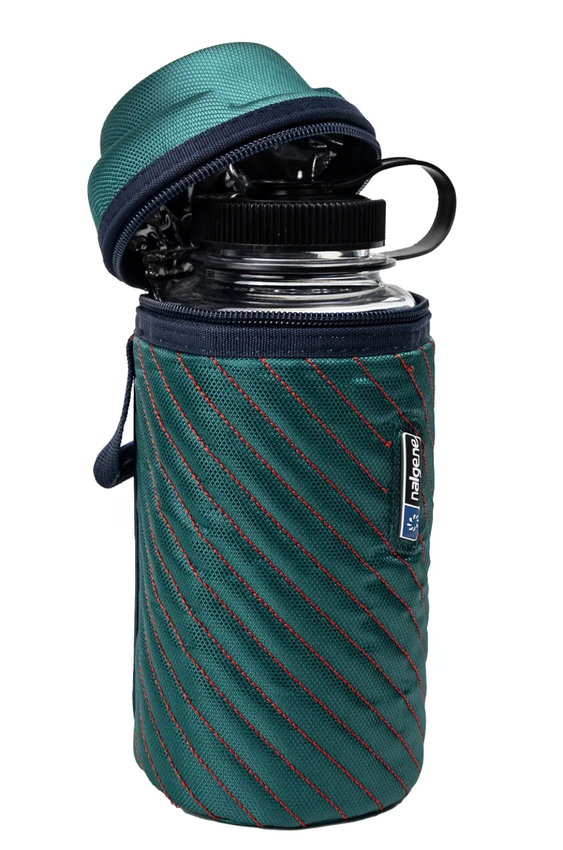 Nalgene Insulated 1L Bottle Carrier with Zip Cover Teal -1