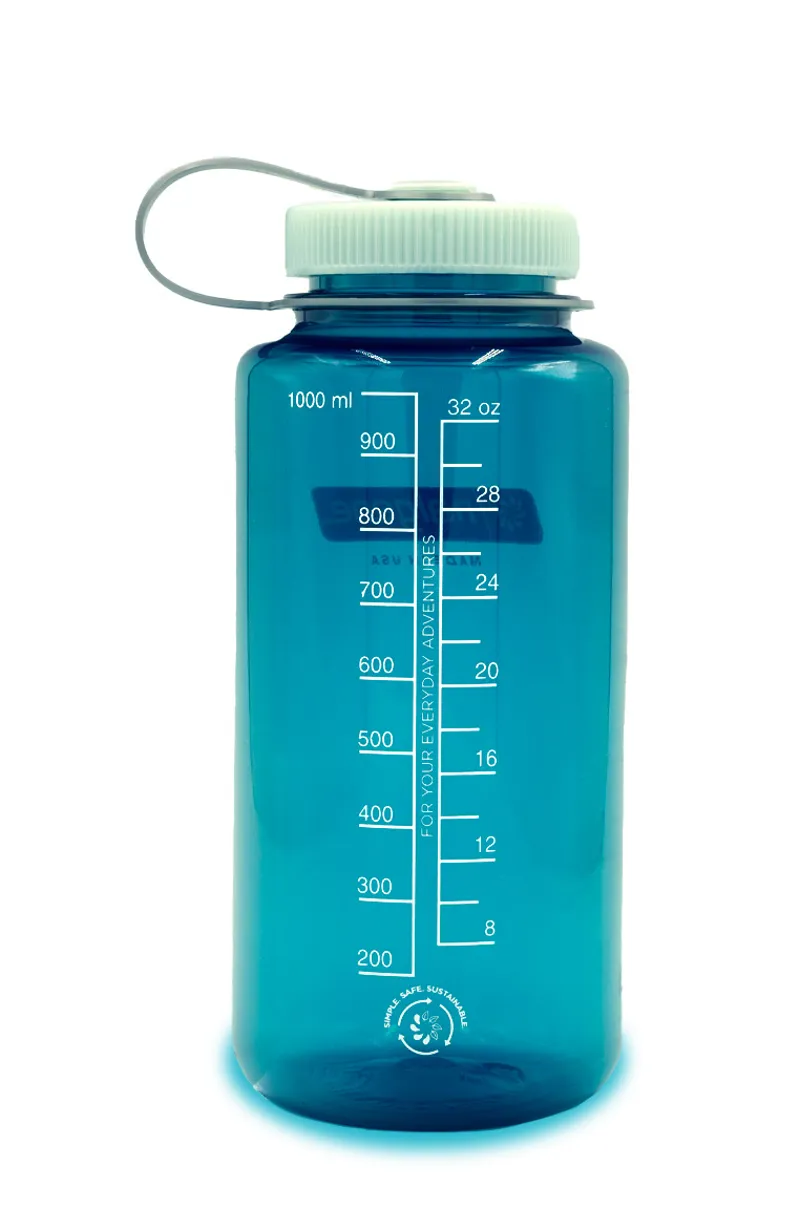 Nalgene Wide Mouth Sustain Tritan 50% Recycled 1L Bottle Trout Green-1