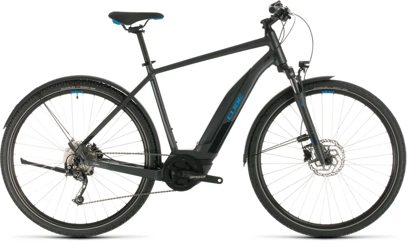Cube Nature Hybrid One 500 Allroad Electric Bike 2020 Black/Iridium
