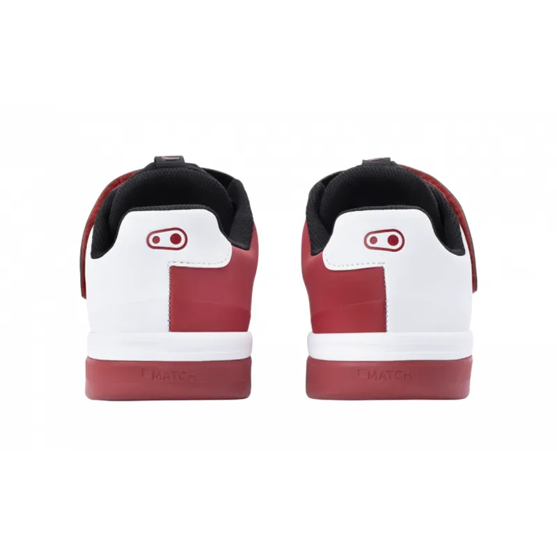 Crank Brothers Stamp SpeedLace Flat MTB Shoes Red/Black/White-3