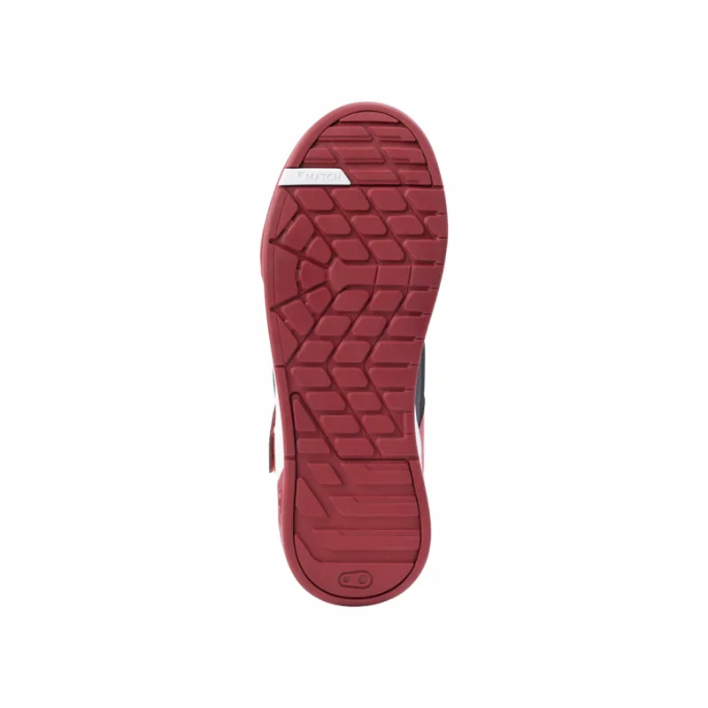 Crank Brothers Stamp SpeedLace Flat MTB Shoes Red/Black/White-4