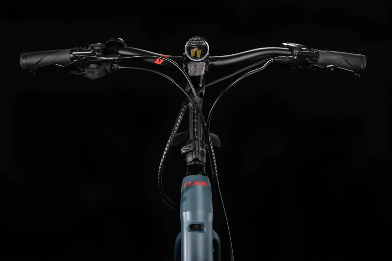 Cube Compact Sport Hybrid 20in Electric Bike 2020 Blue/Red-1