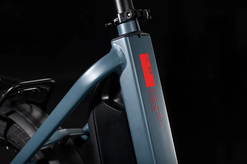 Cube Compact Sport Hybrid 20in Electric Bike 2020 Blue/Red-3