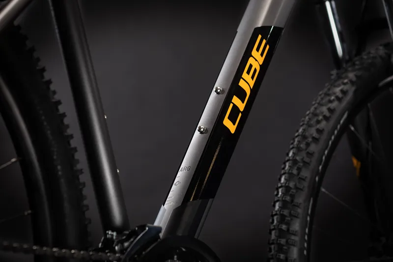 Cube Aim Race Hardtail Mountain Bike 2021 Grey/Orange