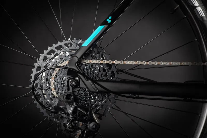 Cube Analog Hardtail Mountain Bike 2021 Black/Petrol-2