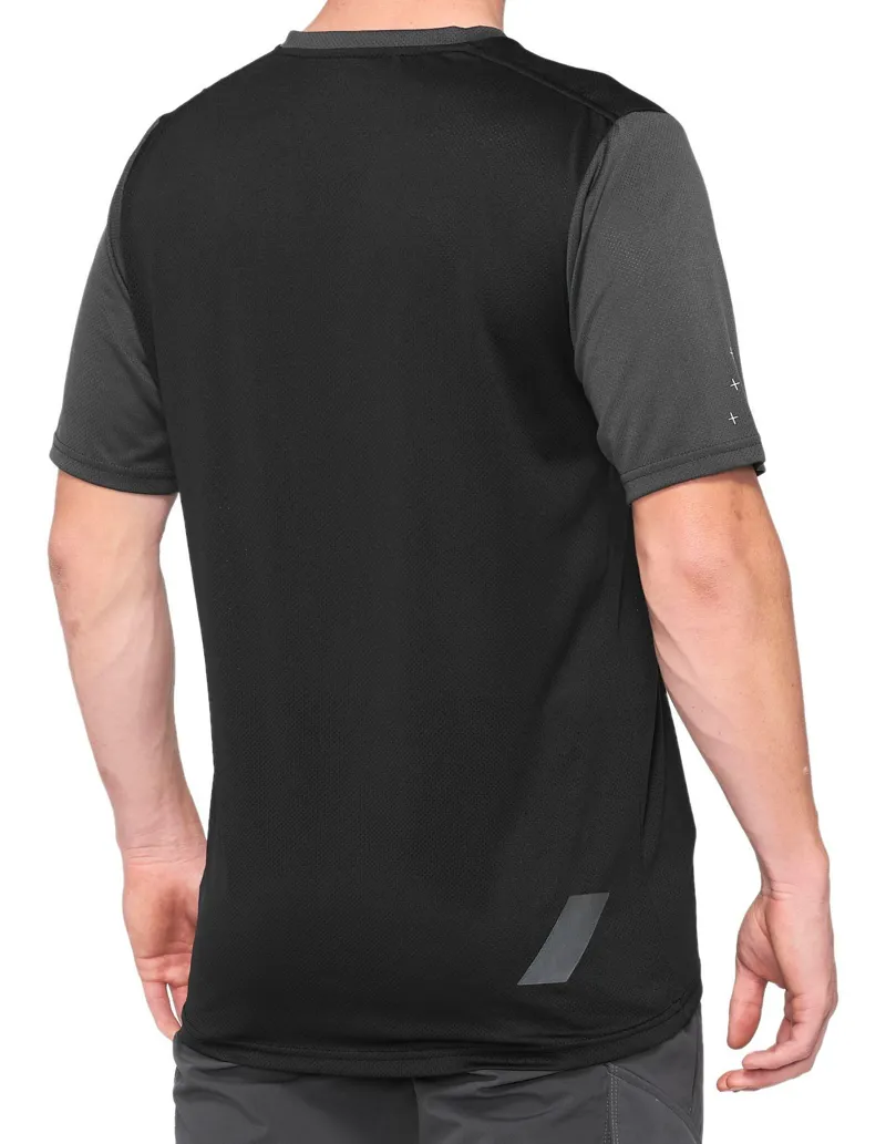 100 Percent Ridecamp SS MTB Jersey Charcoal/Black-1