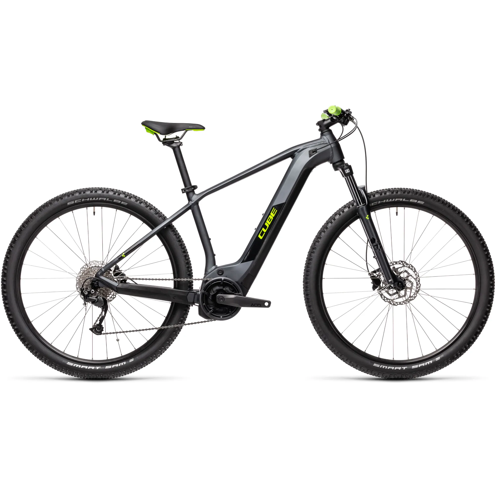 Cube Reaction Hybrid Performance 500 Electric Bike 2021 Iridium/Green Cube Reaction Hybrid Performance 500 Electric Bike 2021 Iridium/Green