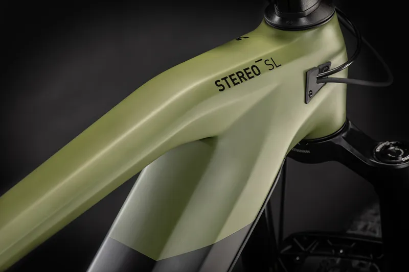 CUBE STEREO HYBRID 160 HPC SL 625 27.5 Electric Bike 2021 Olive-1