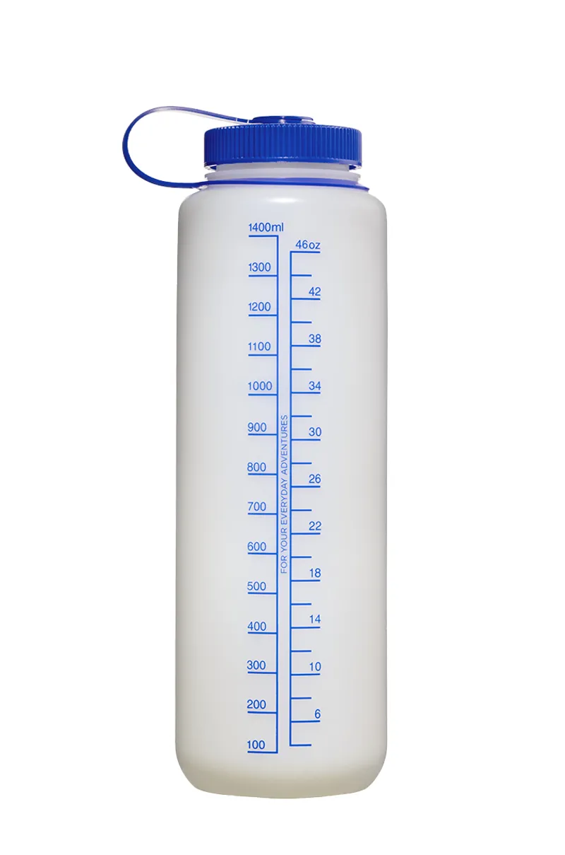 Nalgene Wide Mouth Silo HDPE 1.5L Bottle Clear Smoke-1