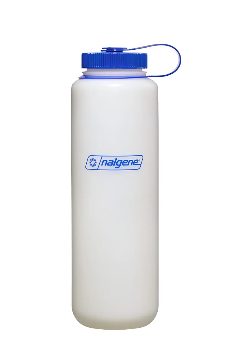 Nalgene Wide Mouth Silo HDPE 1.5L Bottle Clear Smoke