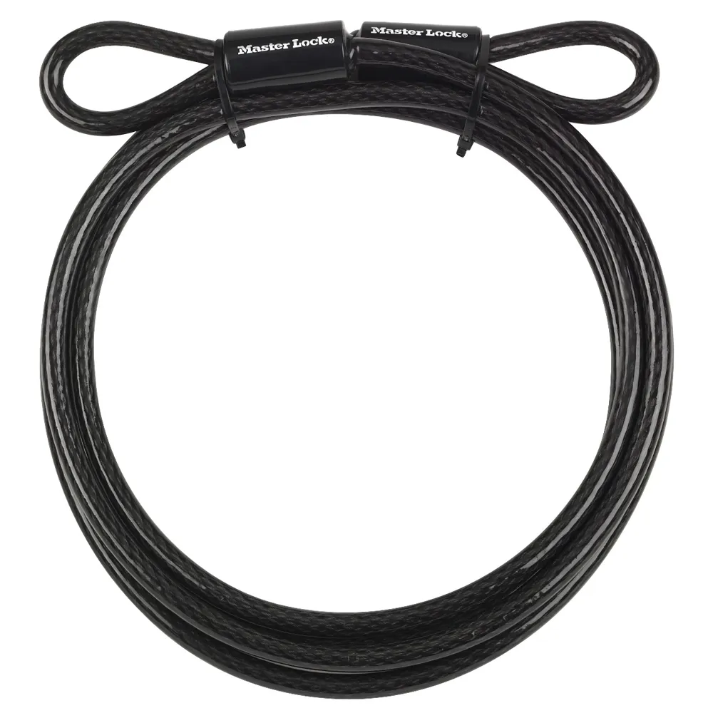 Masterlock Master Lock Looped End Cable 3000 x 10mm Black