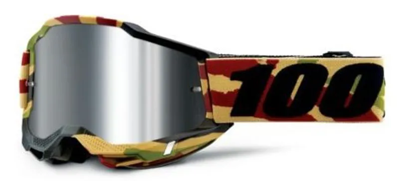 100 Percent Accuri 2 Goggles Mission - Mirror Silver Flash Lens