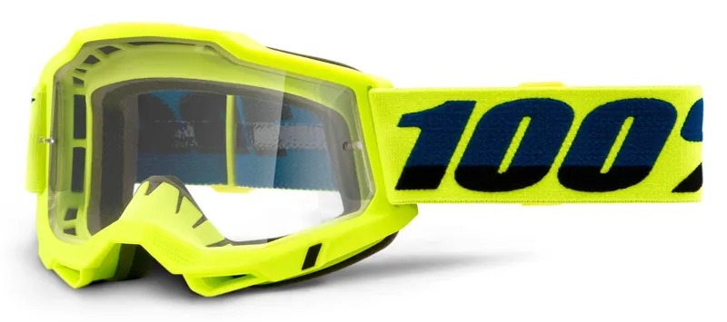 100 Percent Accuri 2 Goggles Fluo/Yellow/Clear Lens