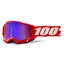 100 Percent Accuri 2 Goggles Neon/Red - Mirror Red/Blue Lens