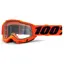 100 Percent Accuri 2 Enduro MOTO Goggles Neon/Orange - Clear Lens