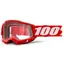 100 Percent Accuri 2 OTG Goggles Neon/Red - Clear Lens