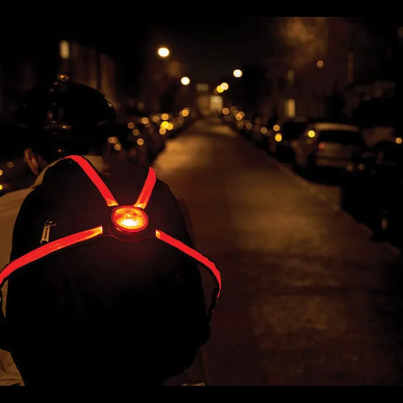 Veglo Commuter X4 Fibre Optic Wearable Rear Safety Light-3