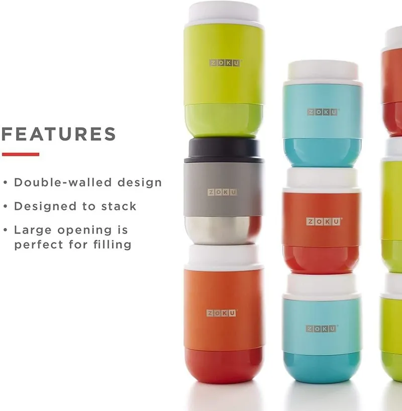 Zoku Neat Stack 300ml Insulated Food Jar-2