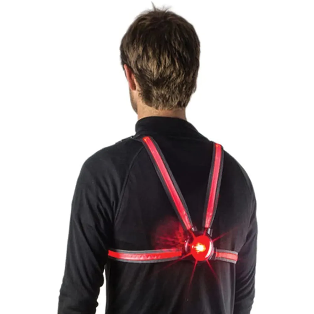 Image of Veglo Commuter X4 Fibre Optic Wearable Rear Safety Light