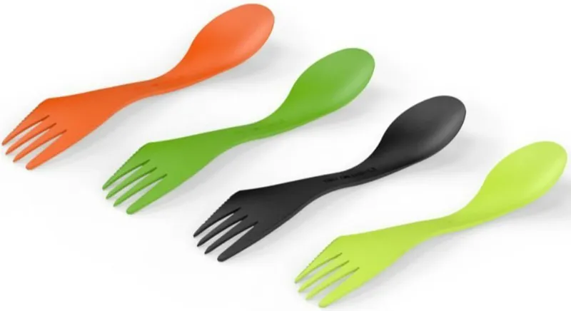 Light My Fire Spork 4 Pack Lime/Black/Green/Orange
