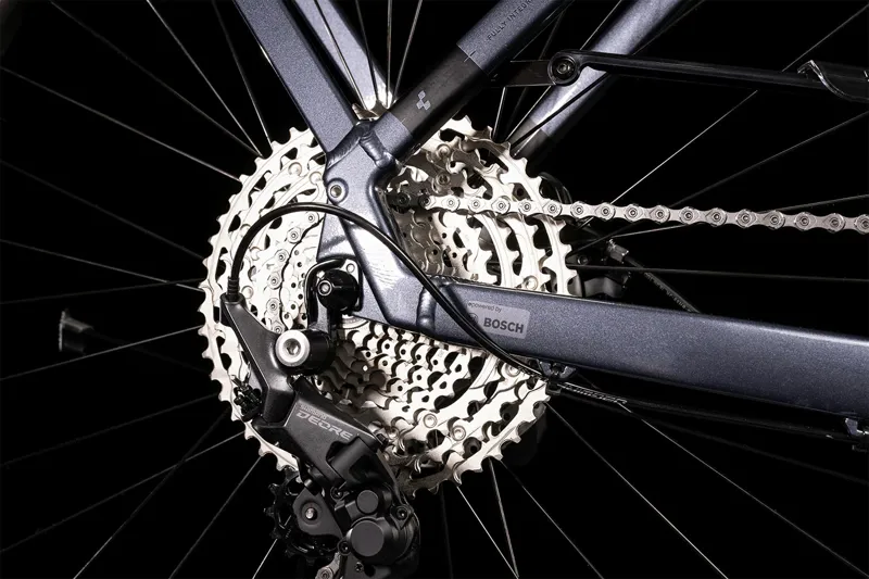 Cube Touring Hybrid Pro 625 Trapeze Electric Bike 2022 Grey/Black-1