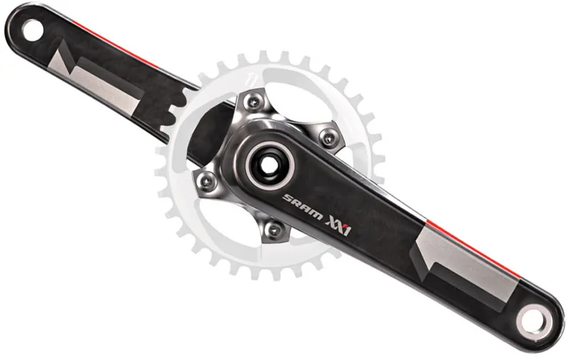 SRAM XX1 11speed Crankset 168mm Black/Silver