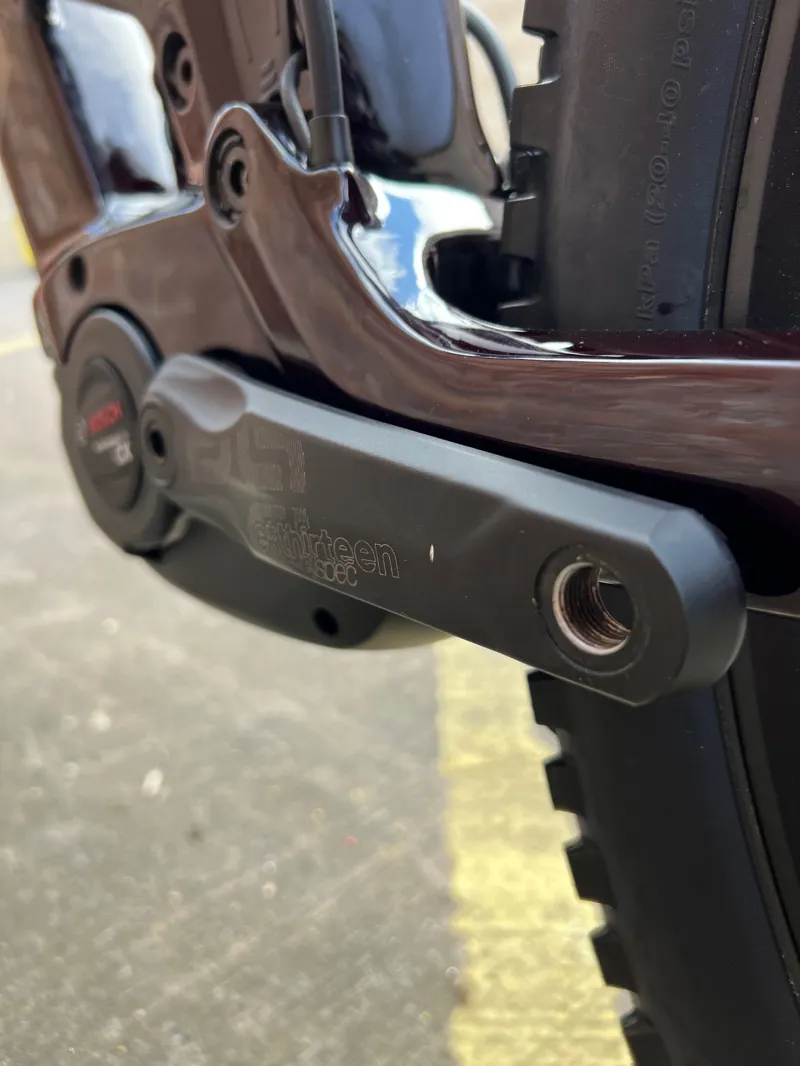 2nd Hand Orbea Wild FS M-Team XL Electric Mountain Bike Red/Carbon-5