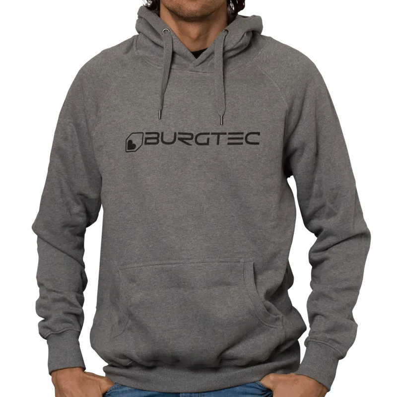 Burgtec Logo Hoodie Grey