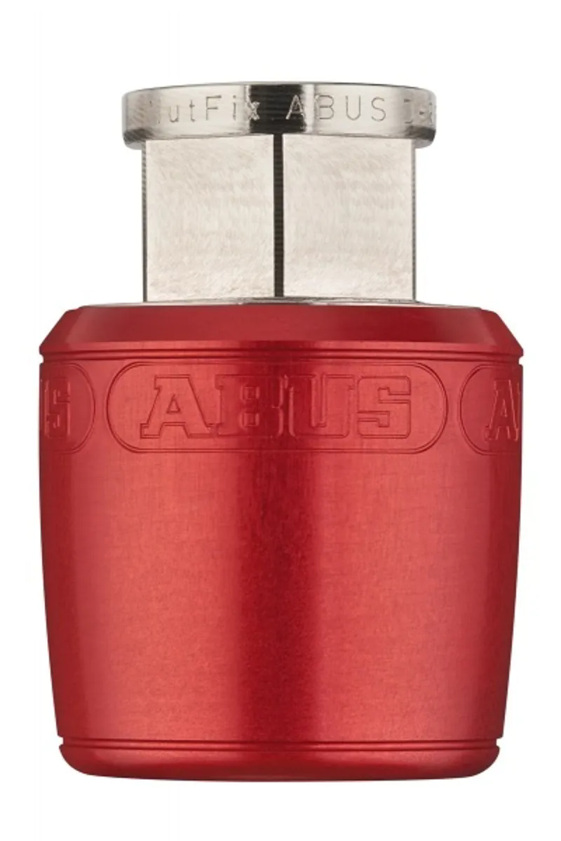 Abus Nutfix Locking Axle Set Red