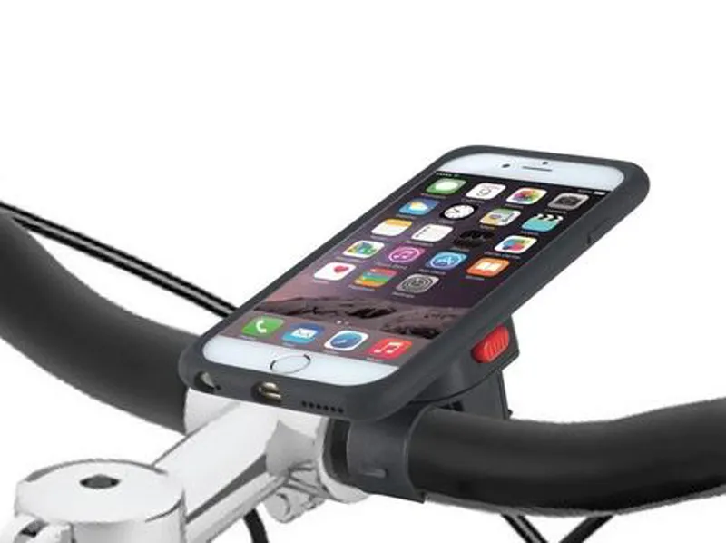 Motorcycle Handlebar Top Clamp M8 Mount TiGRA MountCase 2 for iPhone XS Hardwire-Direct to battery charger (sku 42308)