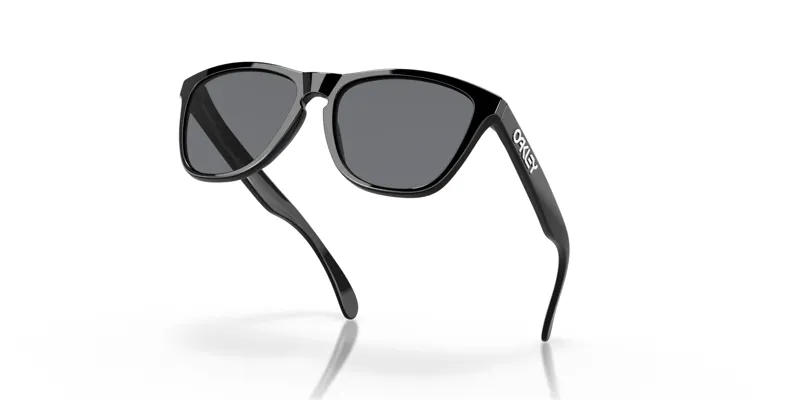 Oakley Frogskin Sunglasses Polished Black/Grey-2