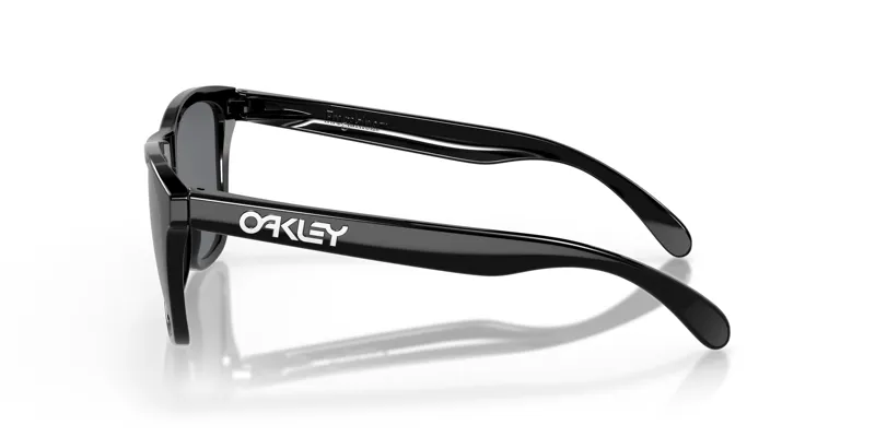Oakley Frogskin Sunglasses Polished Black/Grey-1