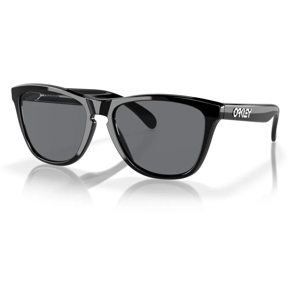 Image of Oakley Frogskin Sunglasses Polished Black/Grey