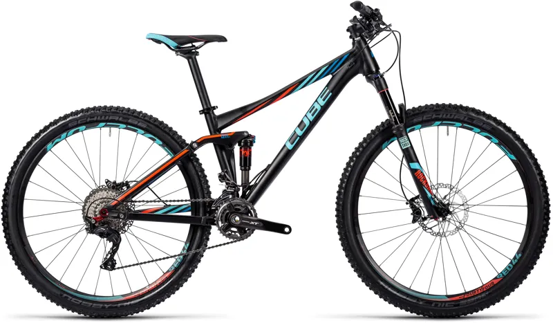 Cube Sting WLS 120 Race 27.5 Womens Mountain Bike 2016 Black/Blue