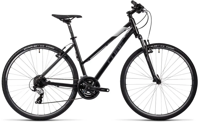 Cube Curve Womens Hybrid Bike 2016 Black/Grey/White