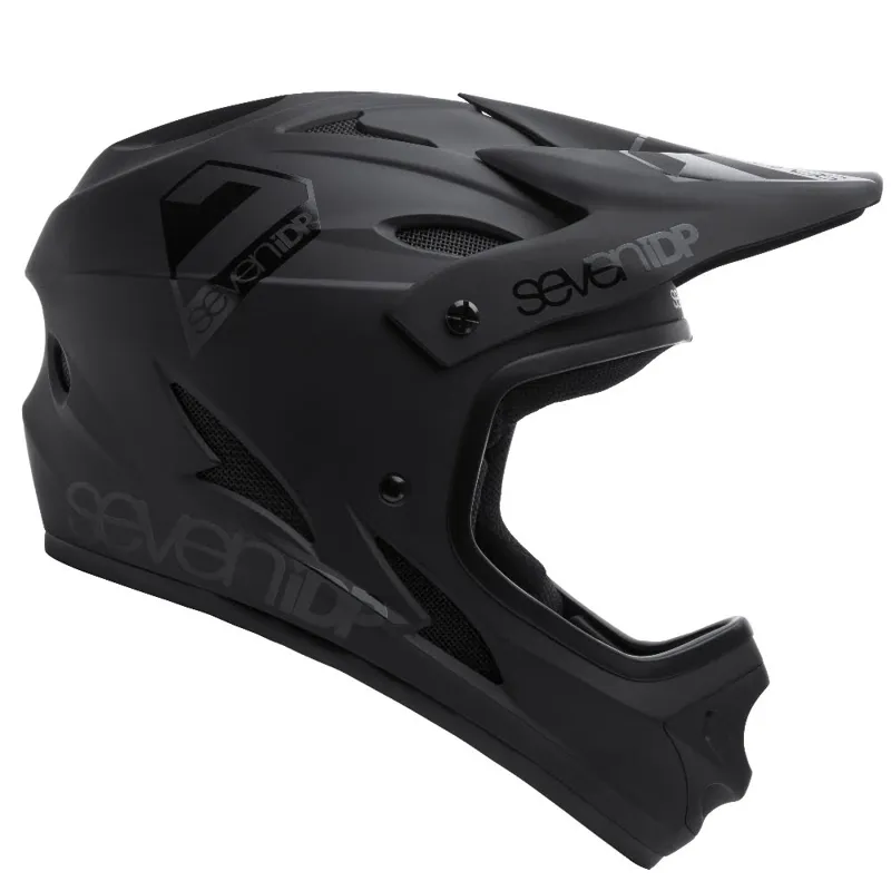 7iDP M1 Fullface MTB Helmet Black/Black-1
