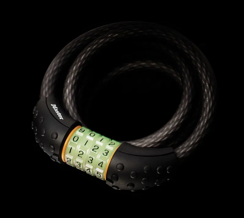 Master Lock Glow Cable Combination Lock 12mmx1800mm -2