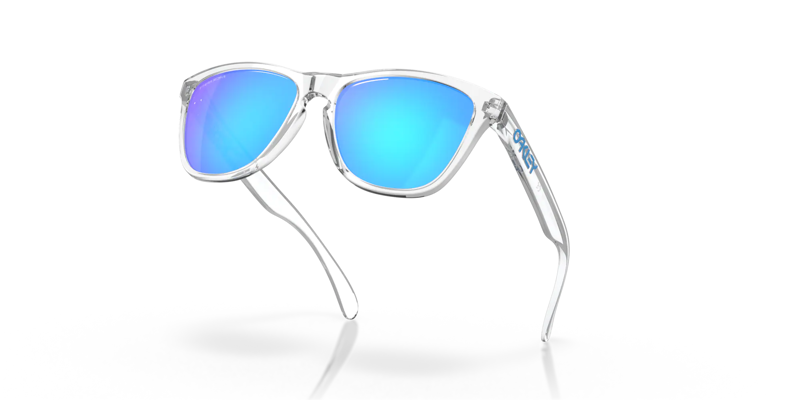 Oakley Frogskin Sunglasses Crystal Clear/Prizm Sapphire-3