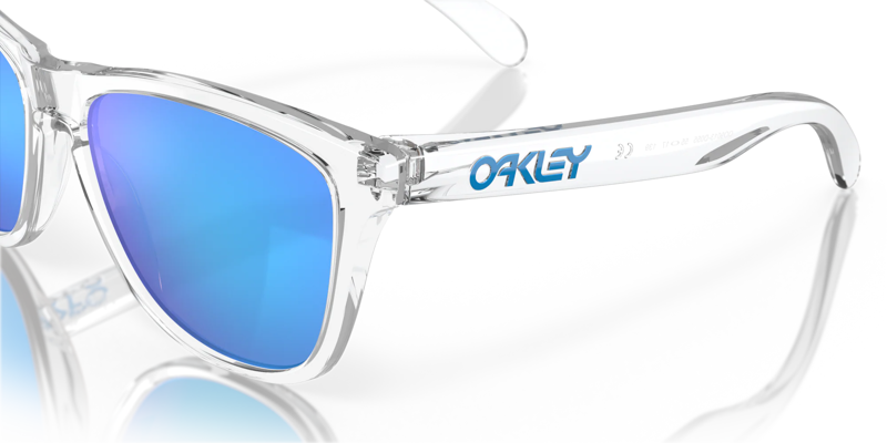Oakley Frogskin Sunglasses Crystal Clear/Prizm Sapphire-4