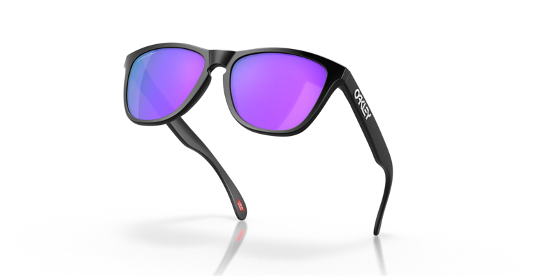 Oakley Frogskin Sunglasses Matte Black/Prizm Violet-3