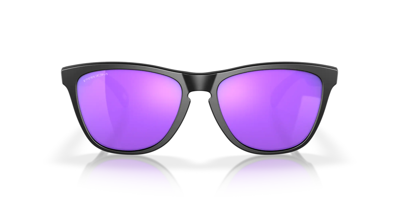 Oakley Frogskin Sunglasses Matte Black/Prizm Violet-1