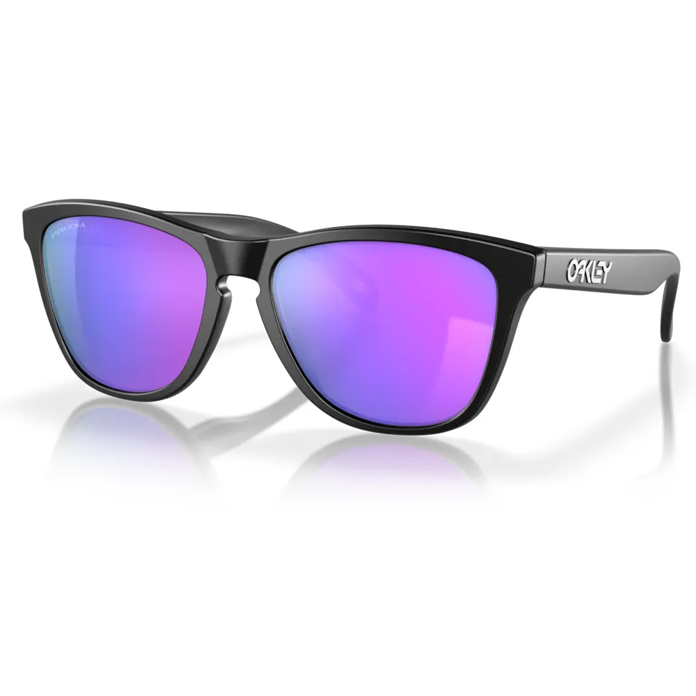 Oakley Oakley Frogskin Sunglasses Matte Black/Prizm Violet
